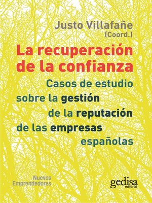 cover image of La recuperación de la confianza